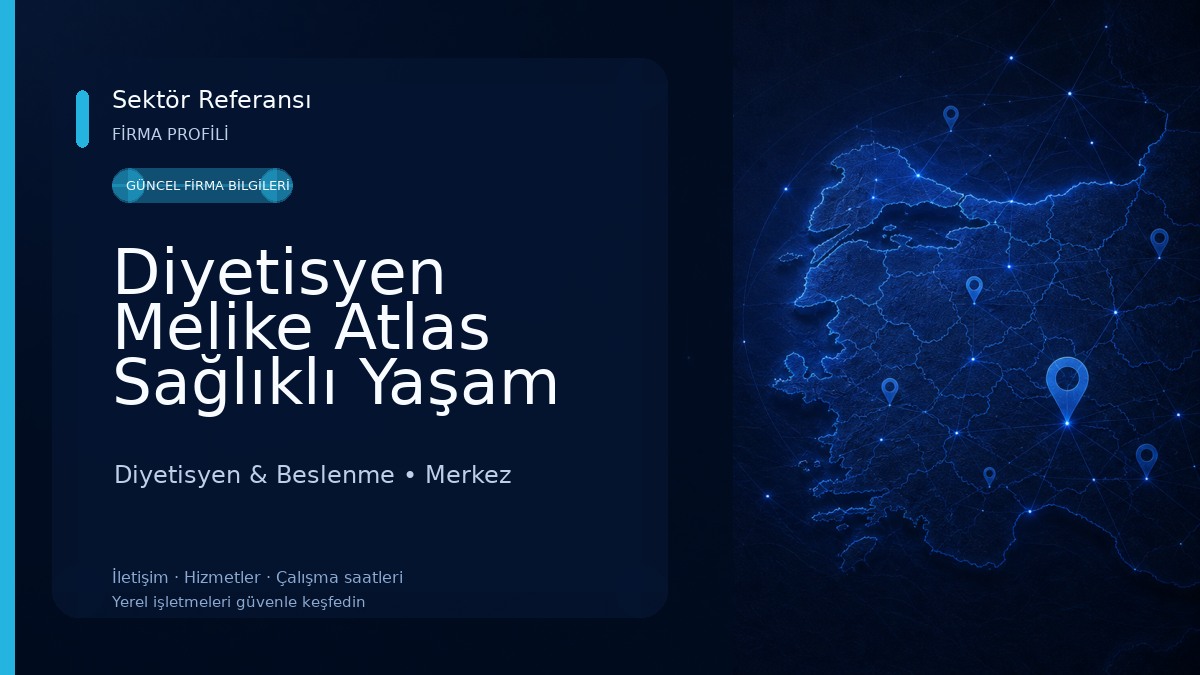 Diyetisyen Melike Atlas Sağlıklı Yaşam ve Diyet Danışmanlığı