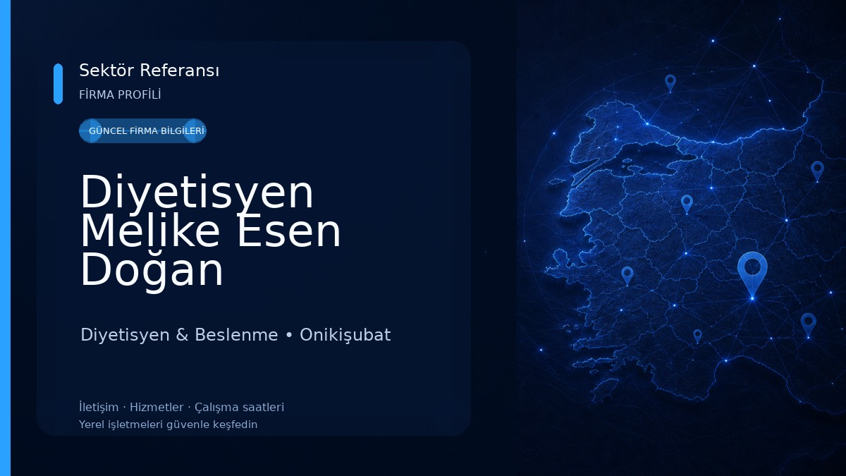 Diyetisyen Melike Esen Doğan Diyetisyen & Beslenme