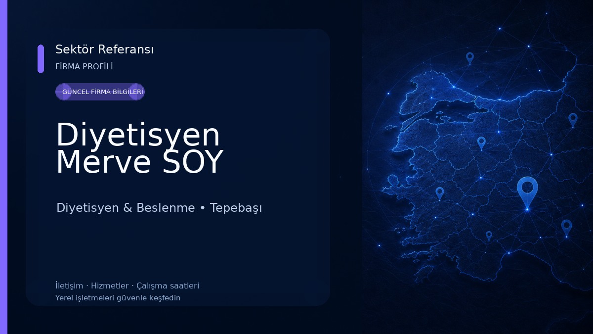 Diyetisyen Merve SOY Diyetisyen & Beslenme