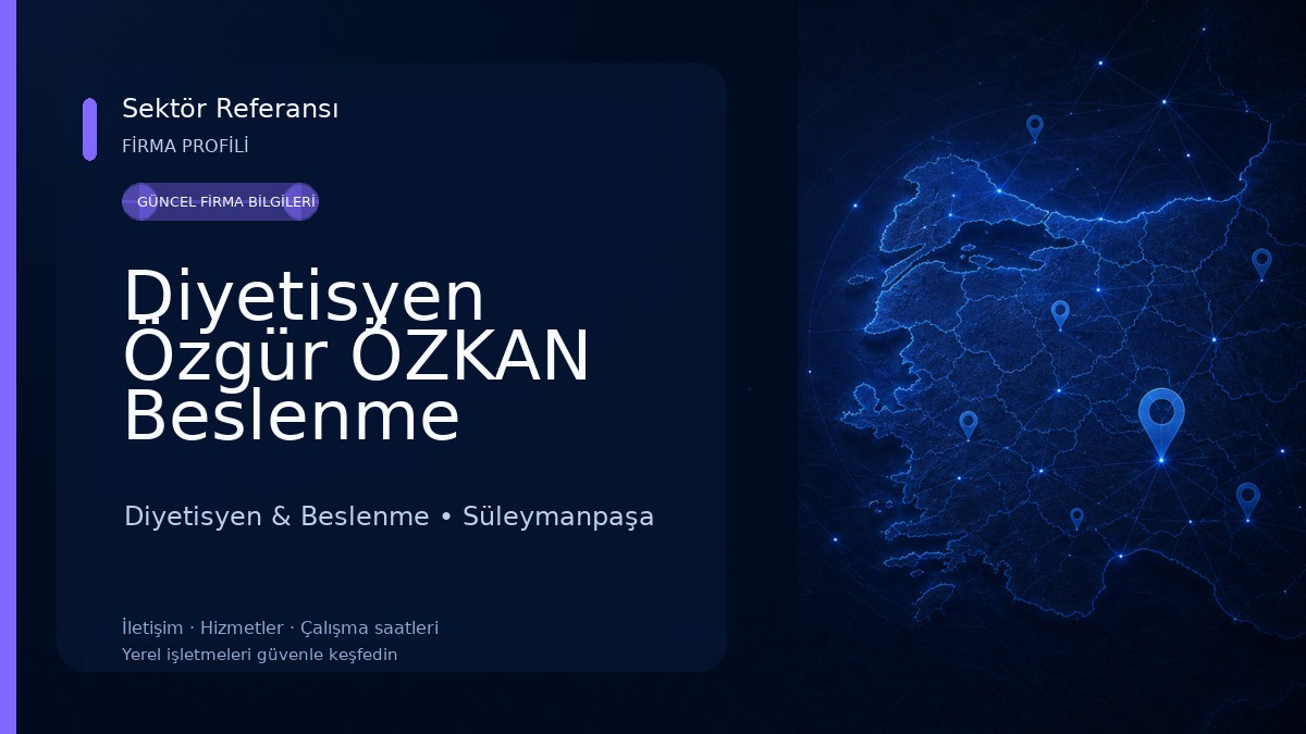 Diyetisyen Özgür ÖZKAN Beslenme Danışmanlığı Sağlıklı Yaşam Merkezi Diyetisyen & Beslenme