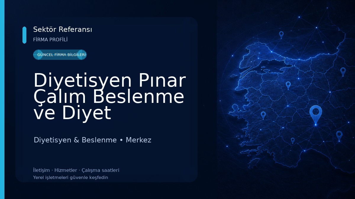 Diyetisyen Pınar Çalım Beslenme ve Diyet Danışmanlığı Merkezi 