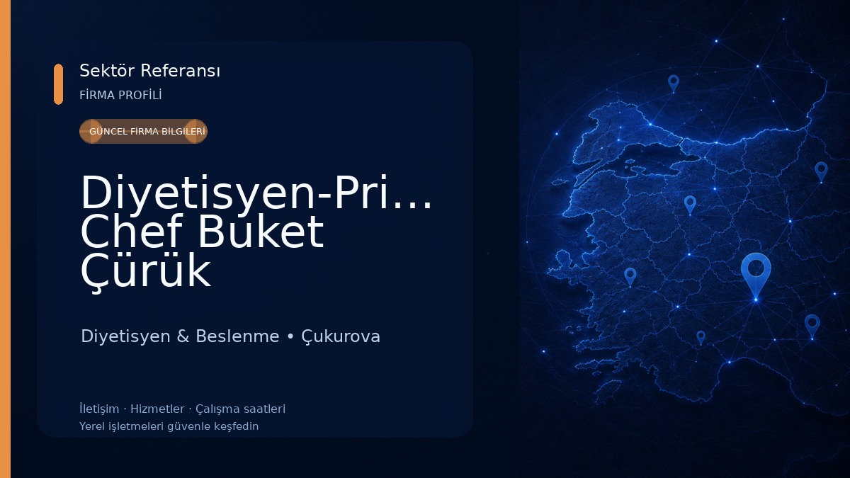 Diyetisyen-Private Chef Buket Çürük Diyetisyen & Beslenme