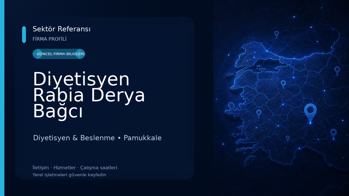 Diyetisyen Rabia Derya Bağcı