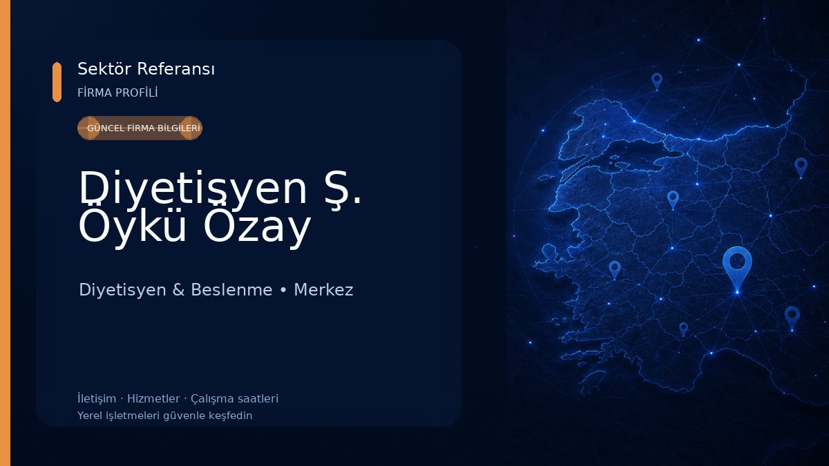 Diyetisyen Ş. Öykü Özay