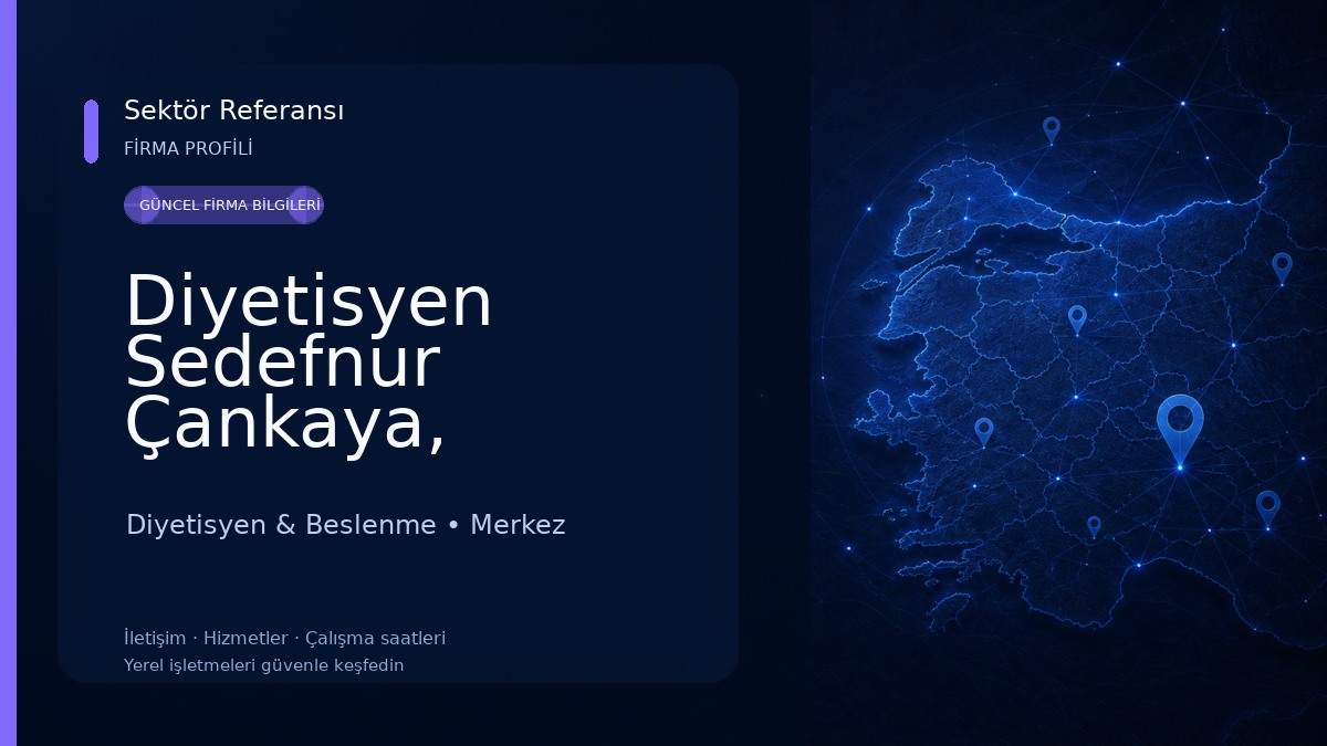 Diyetisyen Sedefnur Çankaya, Diet&More Diyetisyen & Beslenme