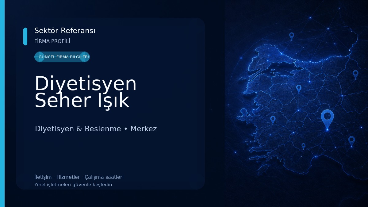 Diyetisyen Seher Işık Diyetisyen & Beslenme