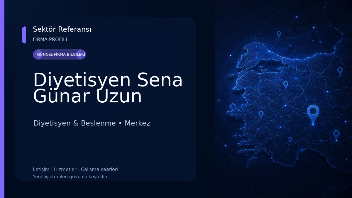 Diyetisyen Sena Günar Uzun