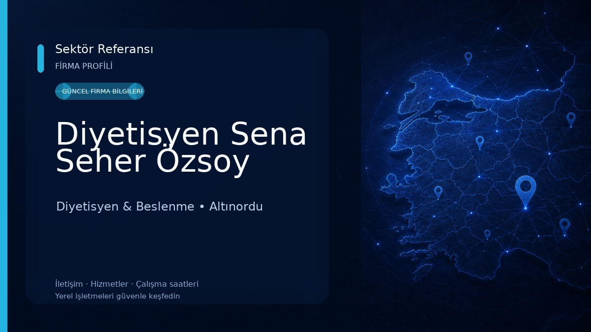 Diyetisyen Sena Seher Özsoy Diyetisyen & Beslenme