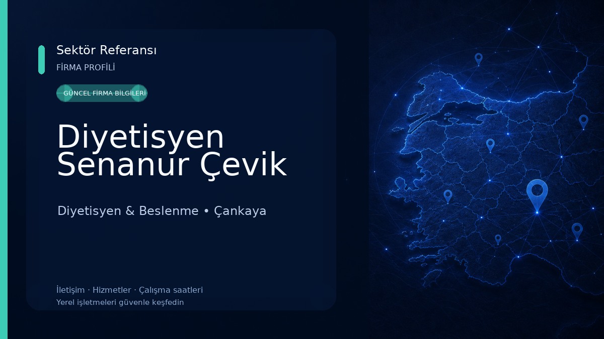 Diyetisyen Senanur Çevik Diyetisyen & Beslenme