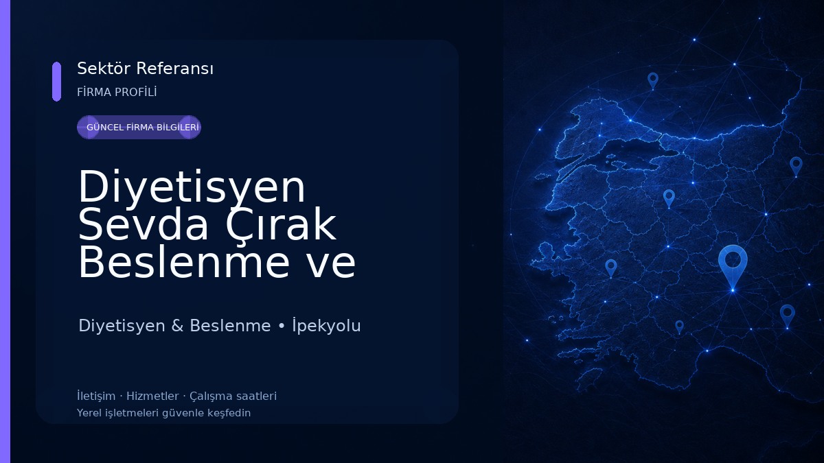 Diyetisyen Sevda Çırak Beslenme ve Diyet Merkezi Diyetisyen & Beslenme