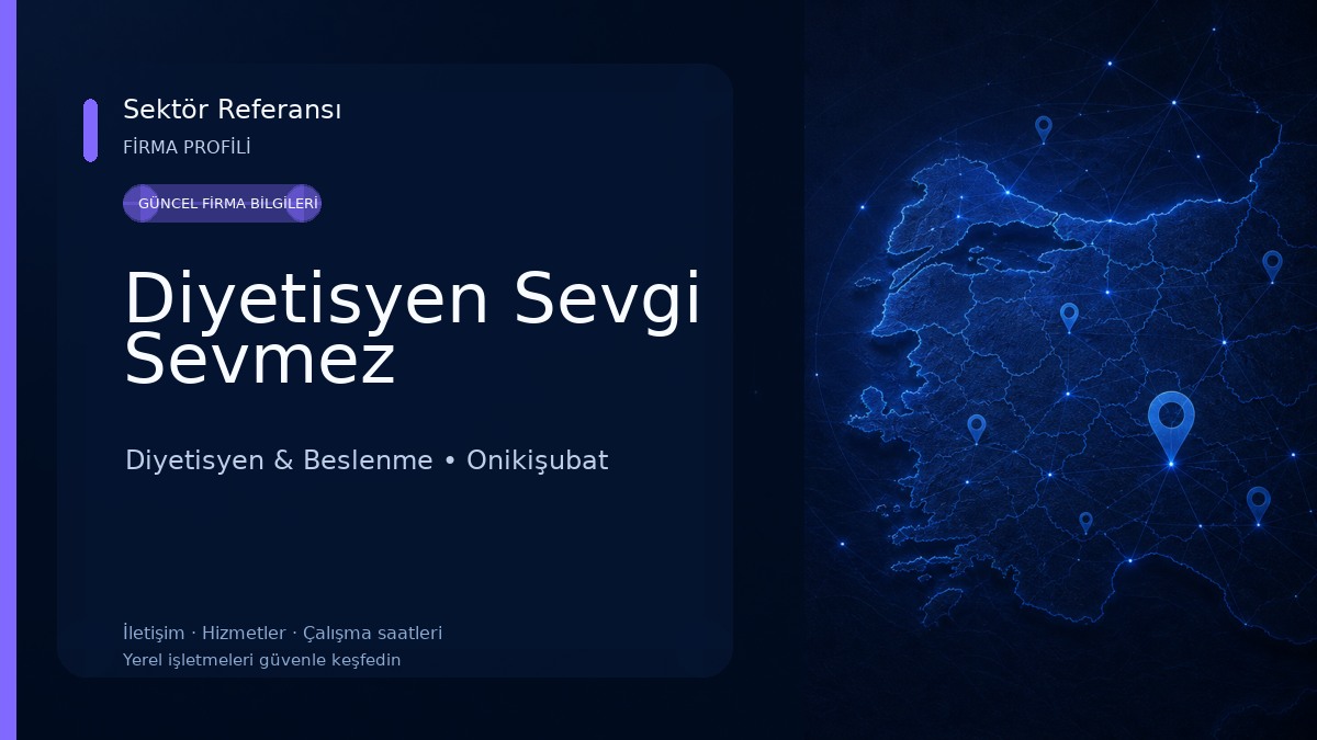 Diyetisyen Sevgi Sevmez Diyetisyen & Beslenme