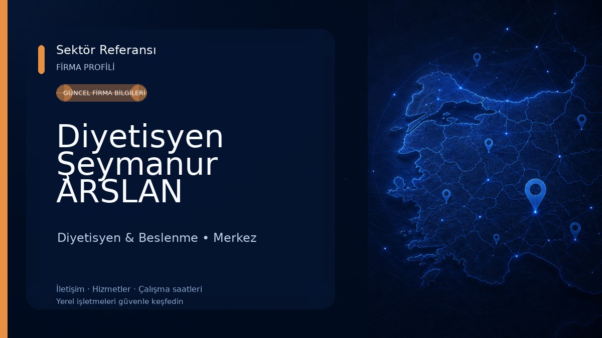 Diyetisyen Şeymanur ARSLAN Diyetisyen & Beslenme