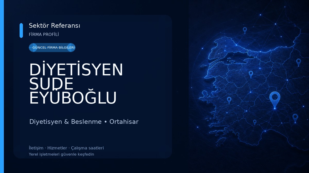 DİYETİSYEN SUDE EYÜBOĞLU BESLENME VE DİYET DANIŞMANLIK MERKEZİ