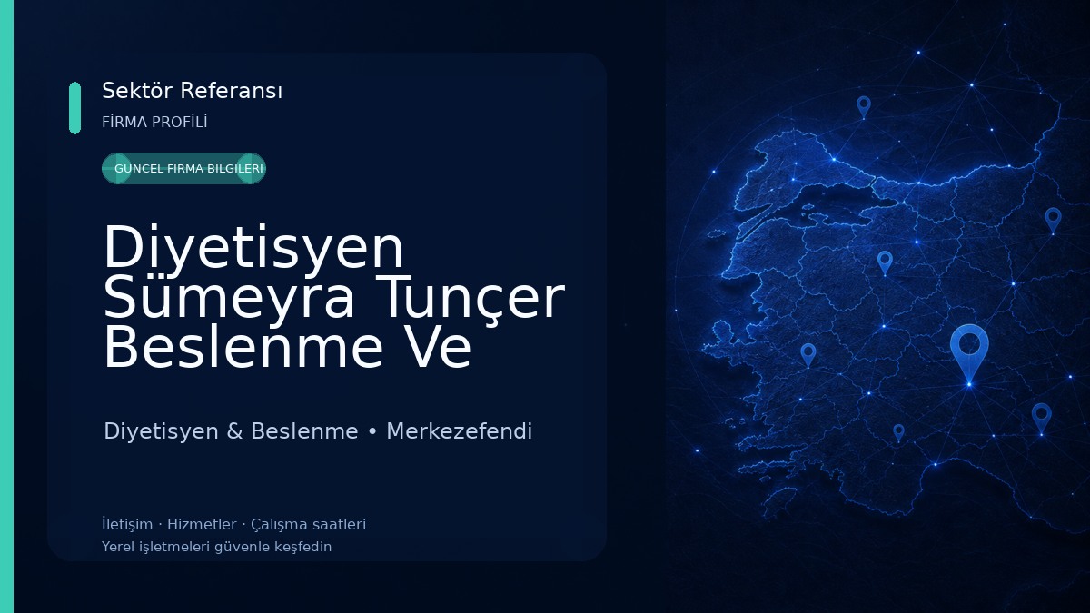 Diyetisyen Sümeyra Tunçer Beslenme Ve Diyet Merkezi Diyetisyen & Beslenme