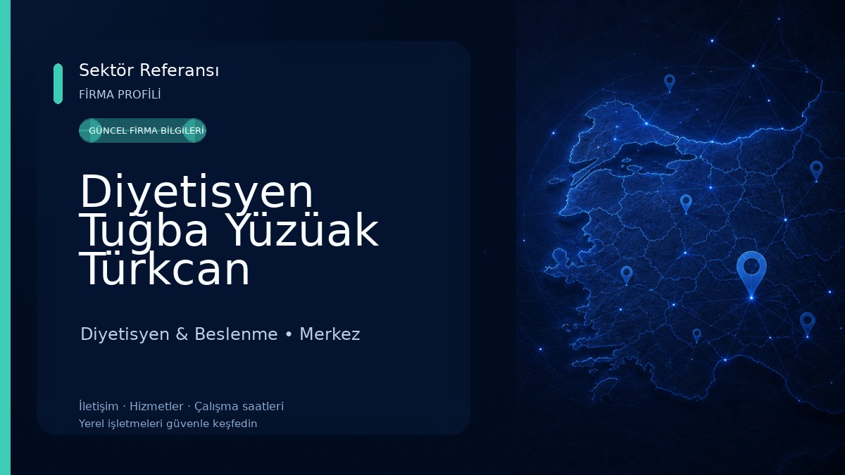 Diyetisyen Tuğba Yüzüak Türkcan