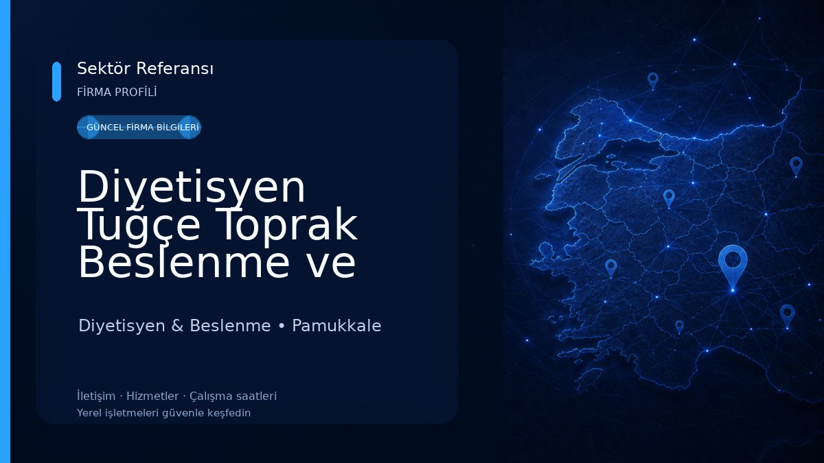Diyetisyen Tuğçe Toprak Beslenme ve Diyet Danışmalığı