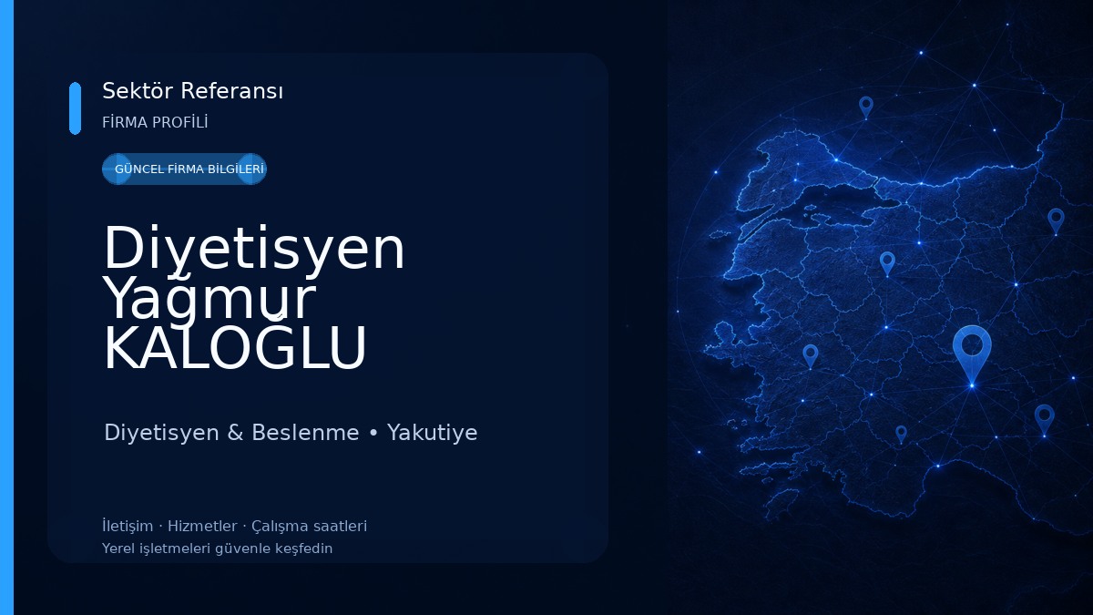 Diyetisyen Yağmur KALOĞLU Diyetisyen & Beslenme