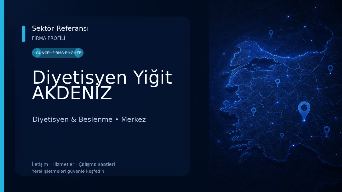 Diyetisyen Yiğit AKDENİZ Diyetisyen & Beslenme