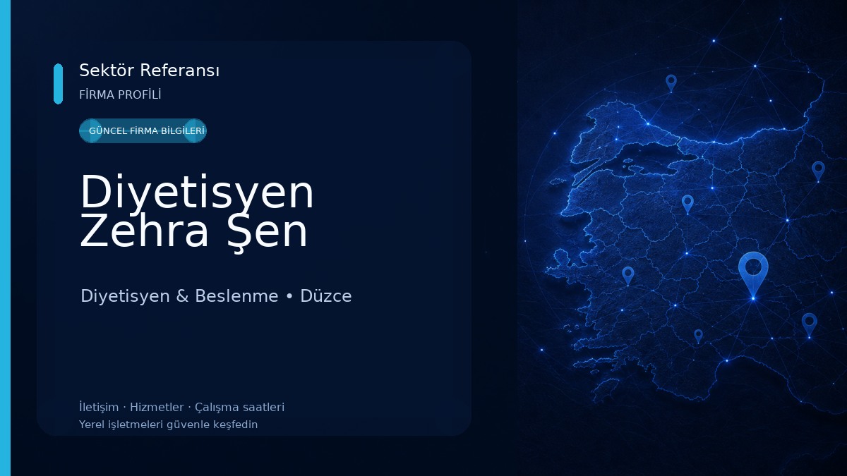 Diyetisyen Zehra Şen Diyetisyen & Beslenme