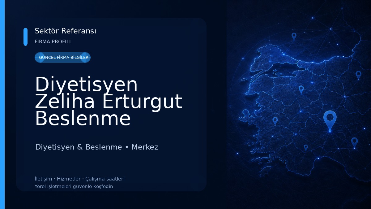 Diyetisyen Zeliha Erturgut Beslenme Danışmanlığı Diyetisyen & Beslenme