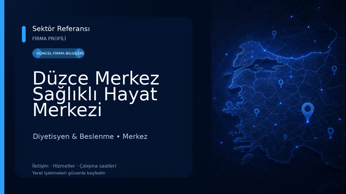 Düzce Merkez Sağlıklı Hayat Merkezi Diyetisyen & Beslenme