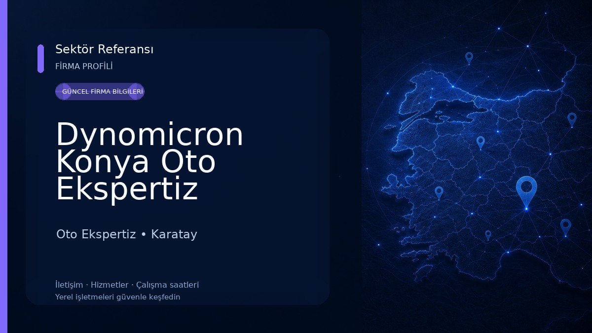 Dynomicron Konya Oto Ekspertiz Oto Ekspertiz