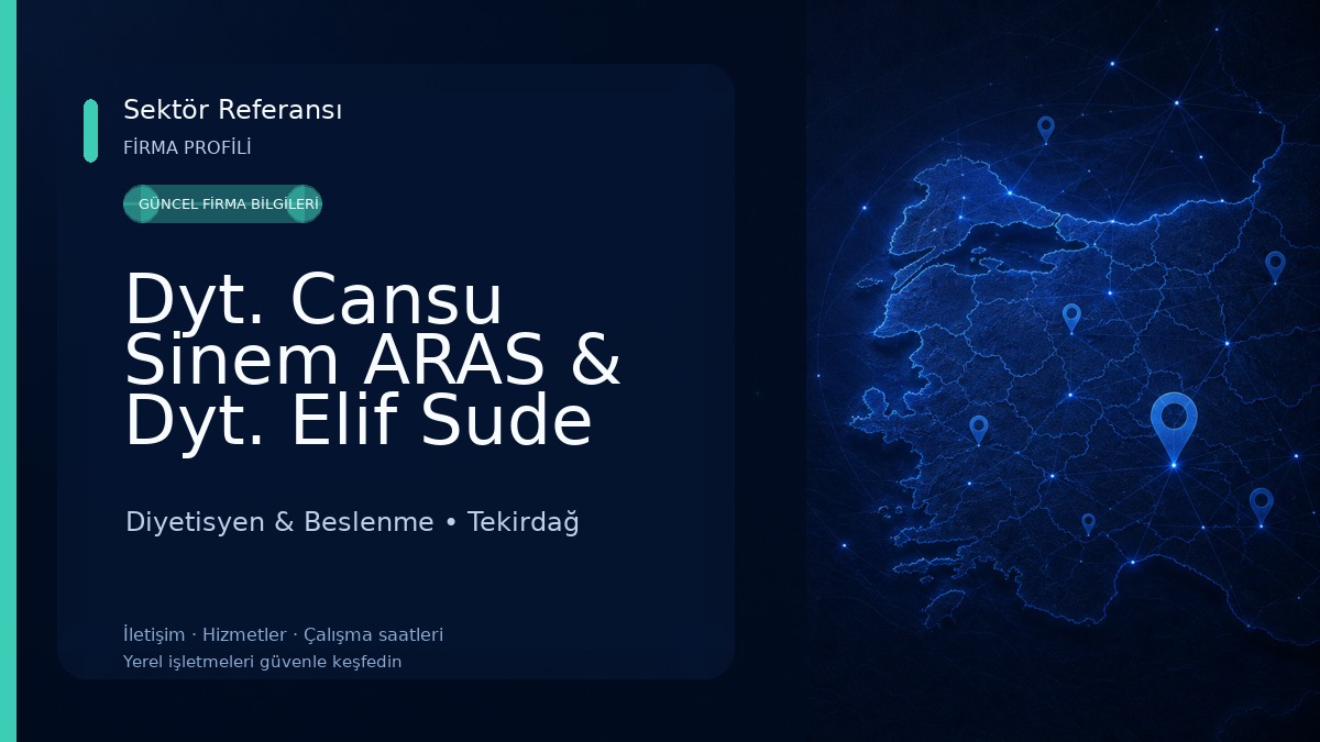 Dyt. Cansu Sinem ARAS & Dyt. Elif Sude KUBAT Diyetisyen & Beslenme