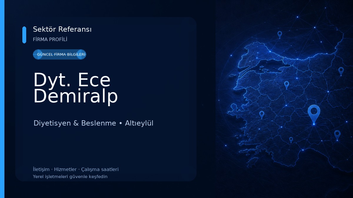 Dyt. Ece Demiralp Diyetisyen & Beslenme