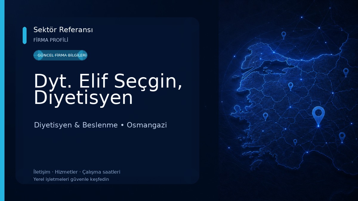 Dyt. Elif Seçgin, Diyetisyen Diyetisyen & Beslenme