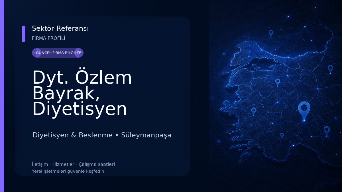 Dyt. Özlem Bayrak, Diyetisyen Diyetisyen & Beslenme