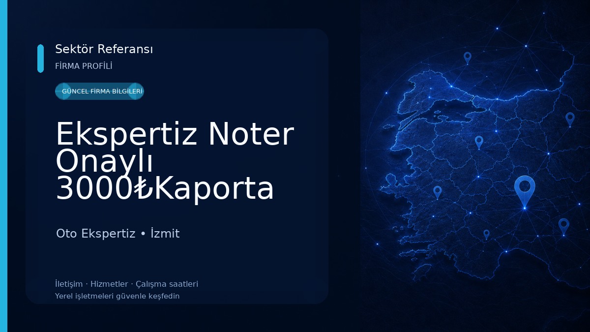 Ekspertiz Noter Onaylı 3000₺Kaporta 3000₺Motor Zerel Ekspertiz 