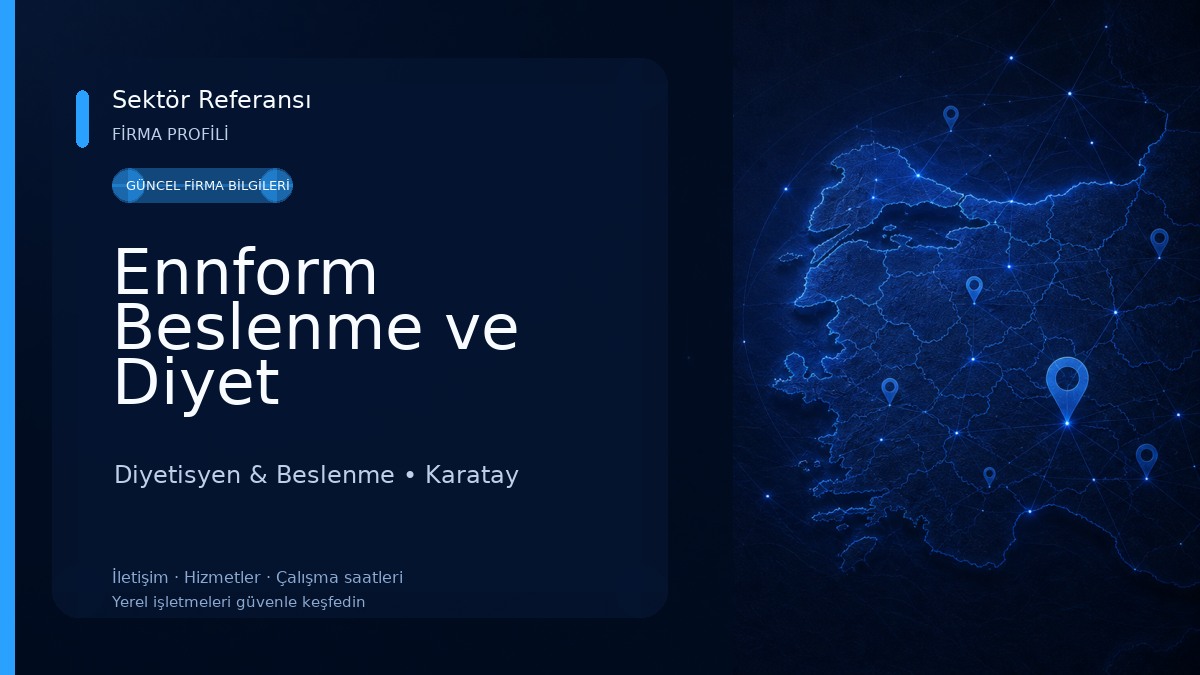Ennform Beslenme ve Diyet Danışmanlığı Diyetisyen Büşra KARAGÖZ YALÇIN Diyetisyen & Beslenme