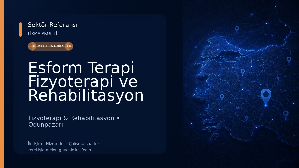 Esform Terapi Fizyoterapi ve Rehabilitasyon Fizyoterapi & Rehabilitasyon