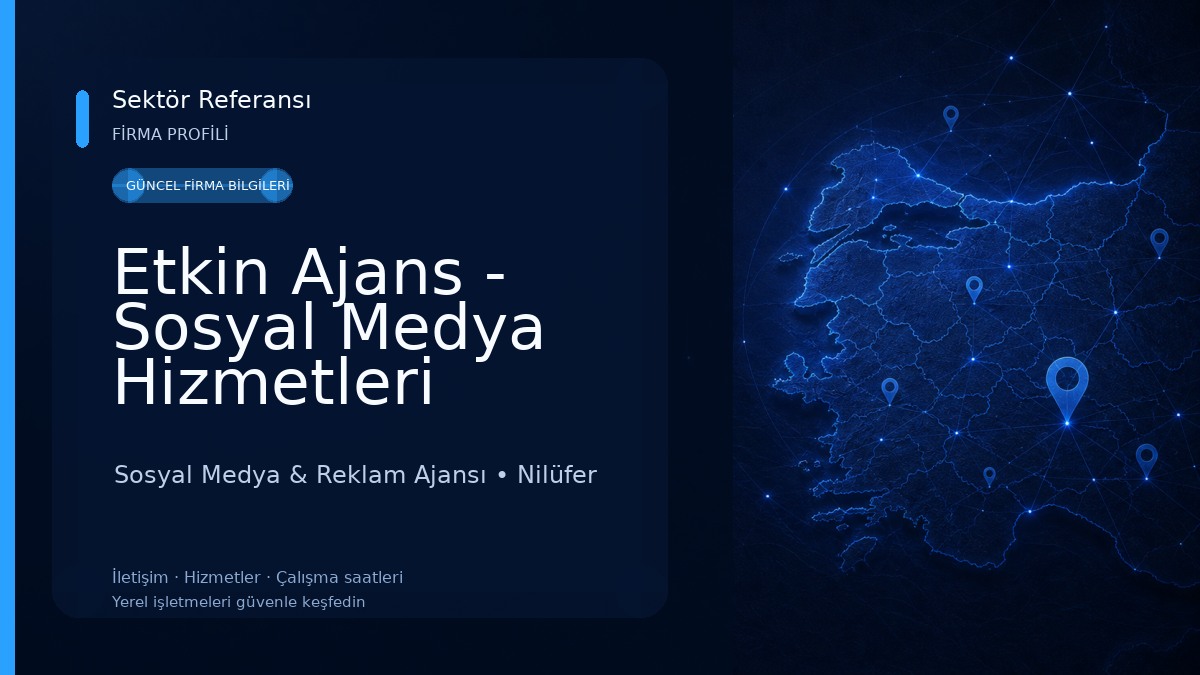 Etkin Ajans - Sosyal Medya Hizmetleri Sosyal Medya & Reklam Ajansı