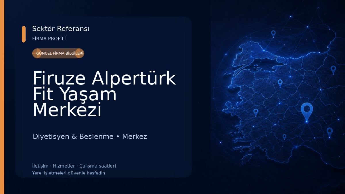 Firuze Alpertürk Fit Yaşam Merkezi Diyetisyen & Beslenme
