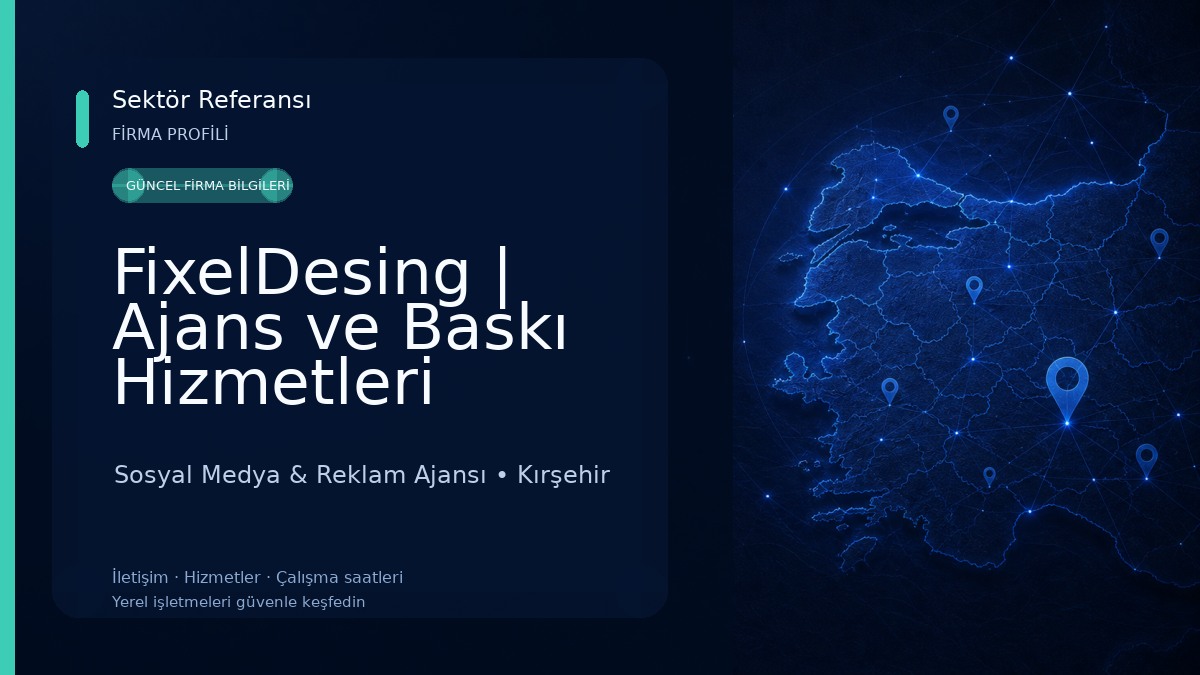 FixelDesing | Ajans ve Baskı Hizmetleri