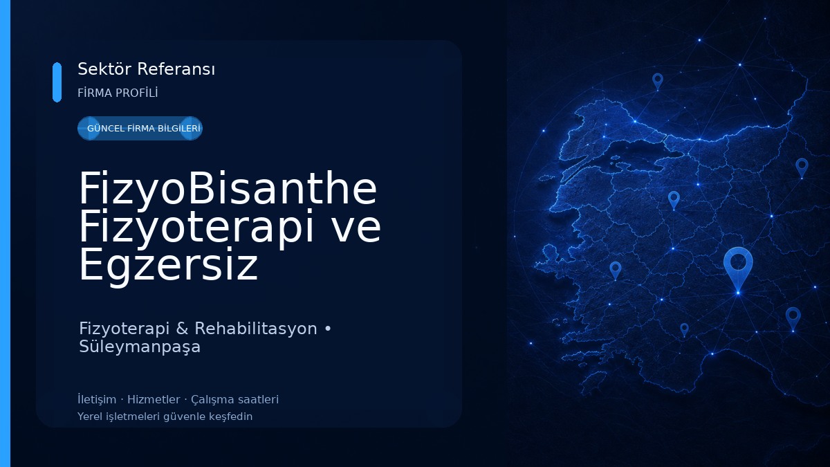 FizyoBisanthe Fizyoterapi ve Egzersiz Danışmanlık Merkezi Fizyoterapi & Rehabilitasyon