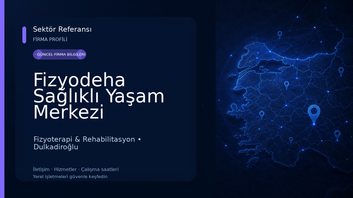 Fizyodeha Sağlıklı Yaşam Merkezi Fizyoterapi & Rehabilitasyon