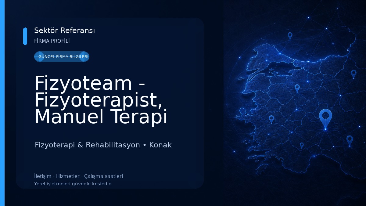 Fizyoteam - Fizyoterapist, Manuel Terapi Fizyoterapi & Rehabilitasyon