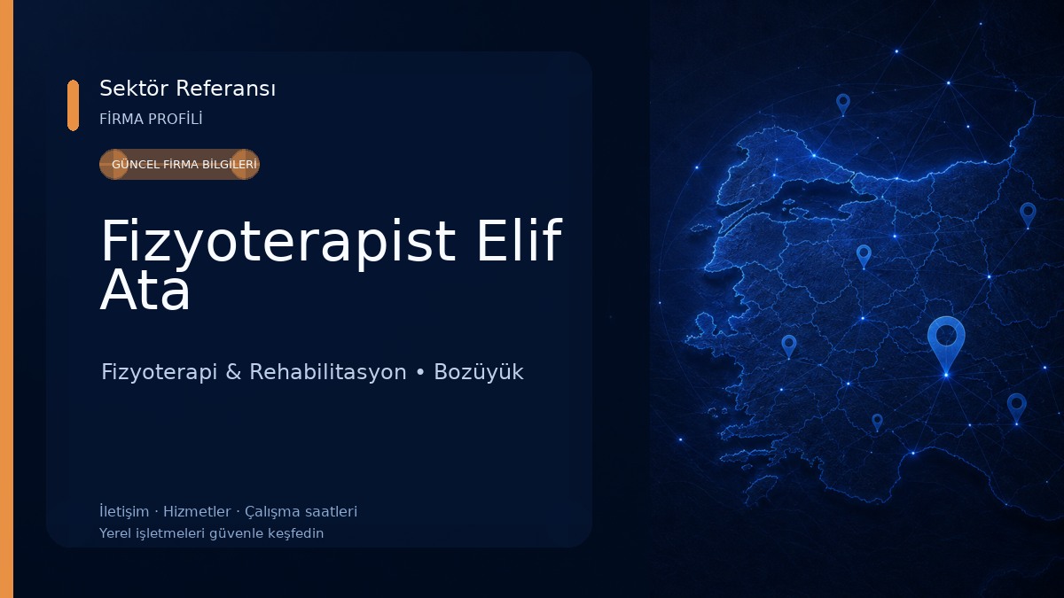 Fizyoterapist Elif Ata 