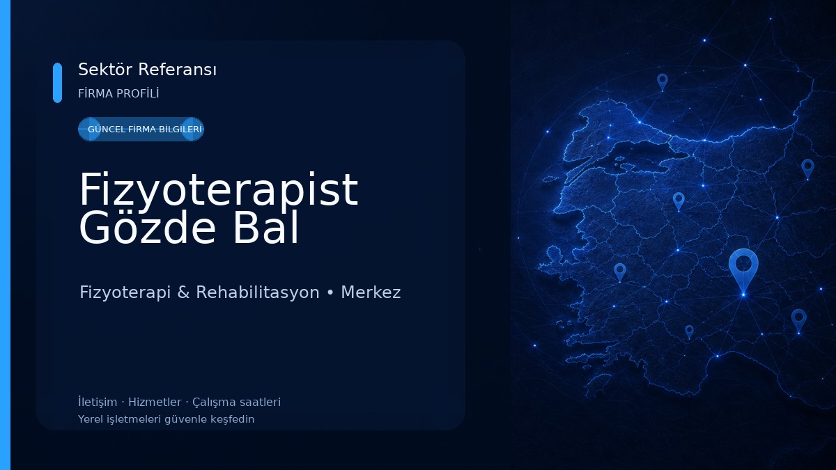 Fizyoterapist Gözde Bal