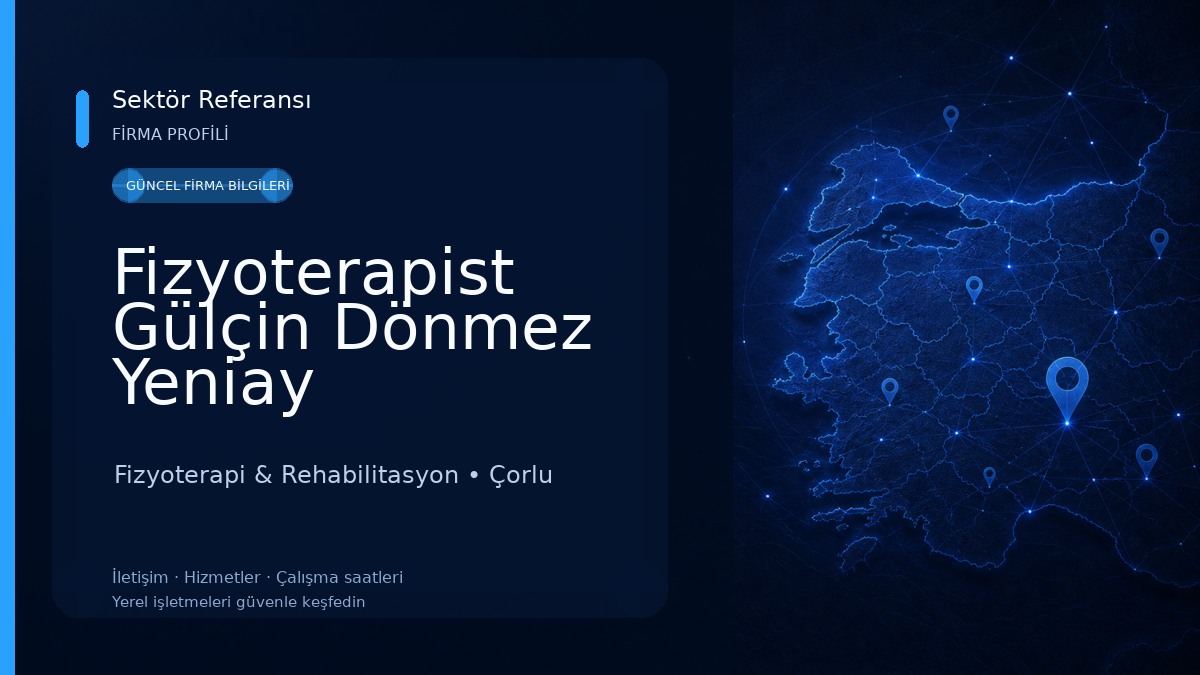 Fizyoterapist Gülçin Dönmez Yeniay (Fizyolemis)
