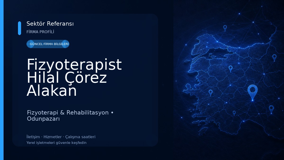 Fizyoterapist Hilal Çörez Alakan 