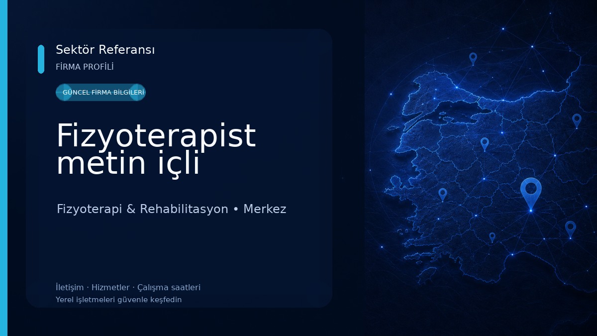Fizyoterapist metin içli Fizyoterapi & Rehabilitasyon