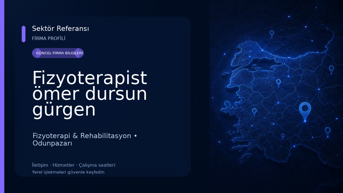 Fizyoterapist ömer dursun gürgen Fizyoterapi & Rehabilitasyon