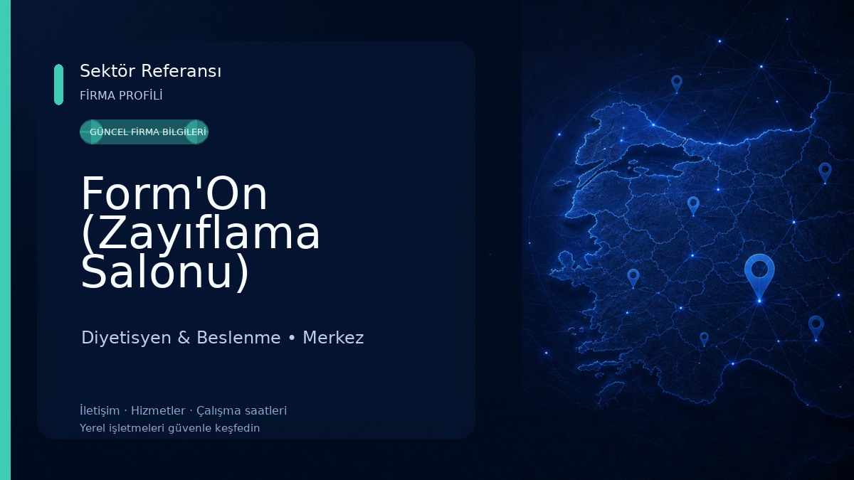 Form'On (Zayıflama Salonu) Diyetisyen & Beslenme