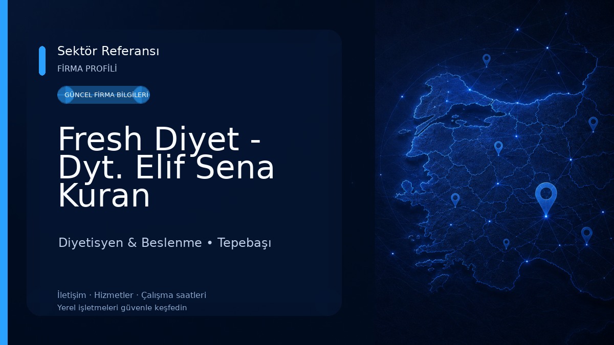 Fresh Diyet - Dyt. Elif Sena Kuran Diyetisyen & Beslenme
