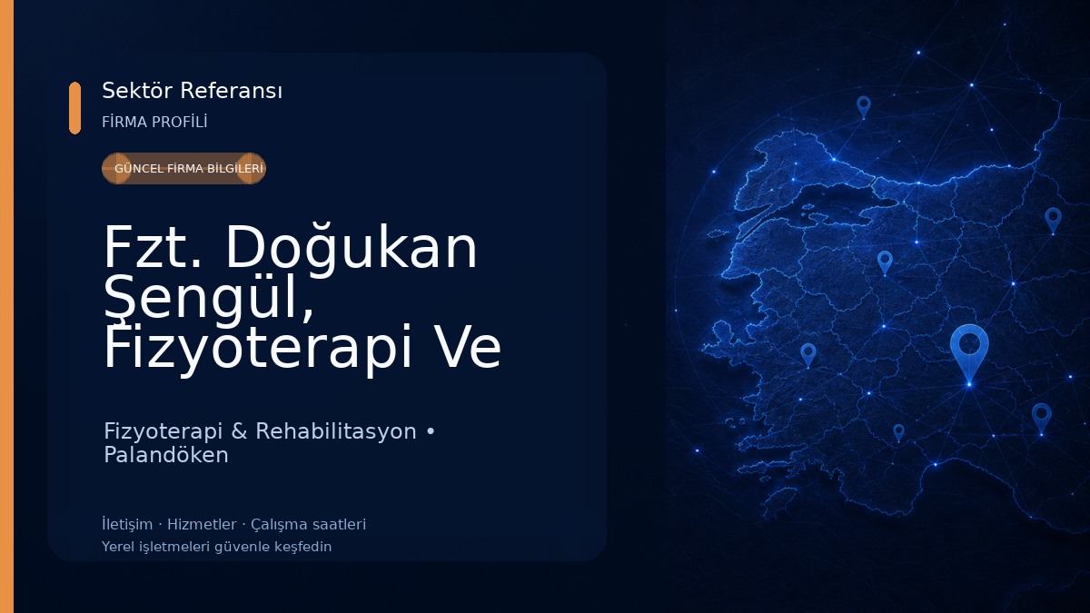 Fzt. Doğukan Şengül, Fizyoterapi Ve Rehabilitasyon Fizyoterapi & Rehabilitasyon