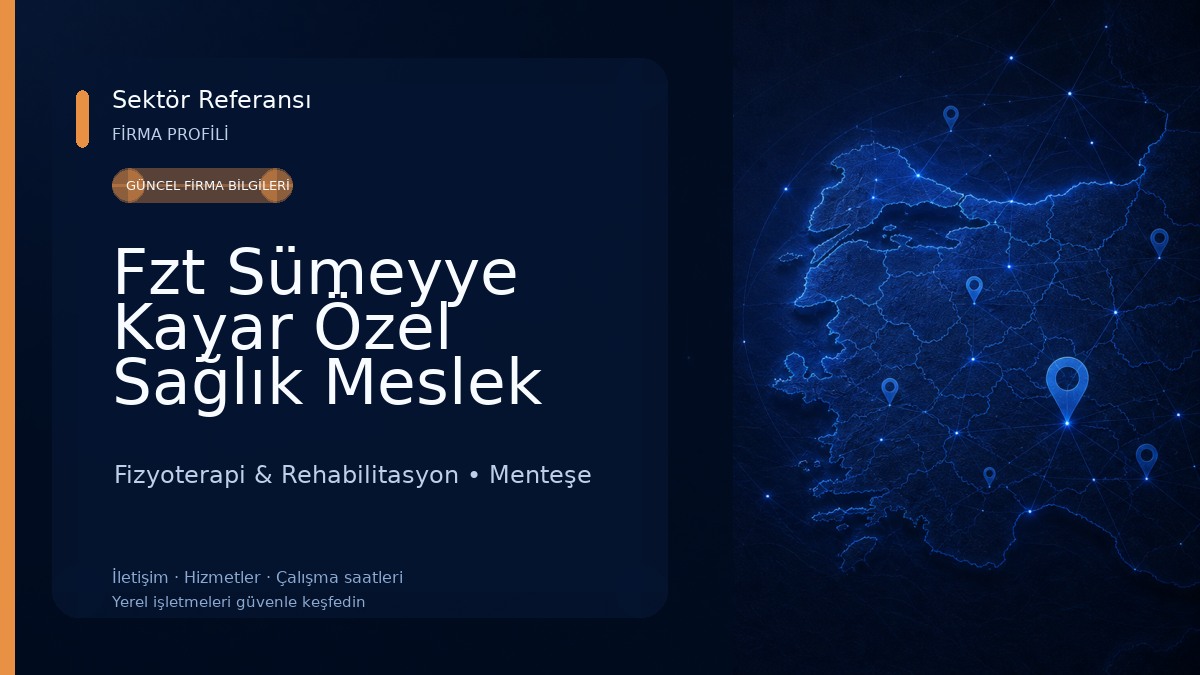 Fzt Sümeyye Kayar Özel Sağlık Meslek Hizmet Birimi 