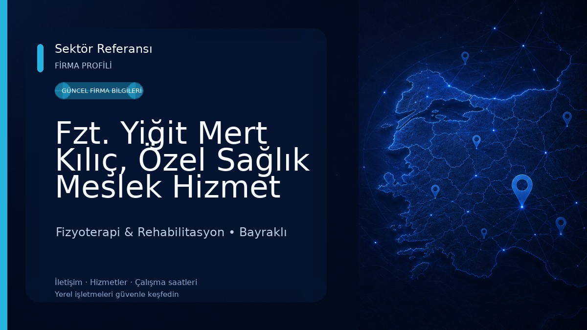 Fzt. Yiğit Mert Kılıç, Özel Sağlık Meslek Hizmet Birimi (ÖSMHB) 